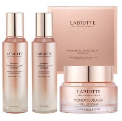 Labiotte collagen full up special set skin emulsion cream care