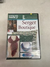 SEWING WITH NANCY SERGER BOUTIQUE DVD NEW SEALED