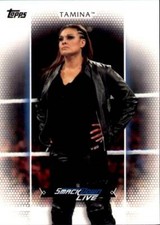2017 Topps WWE Women's Division #R-36 Tamina SmackDown LIVE
