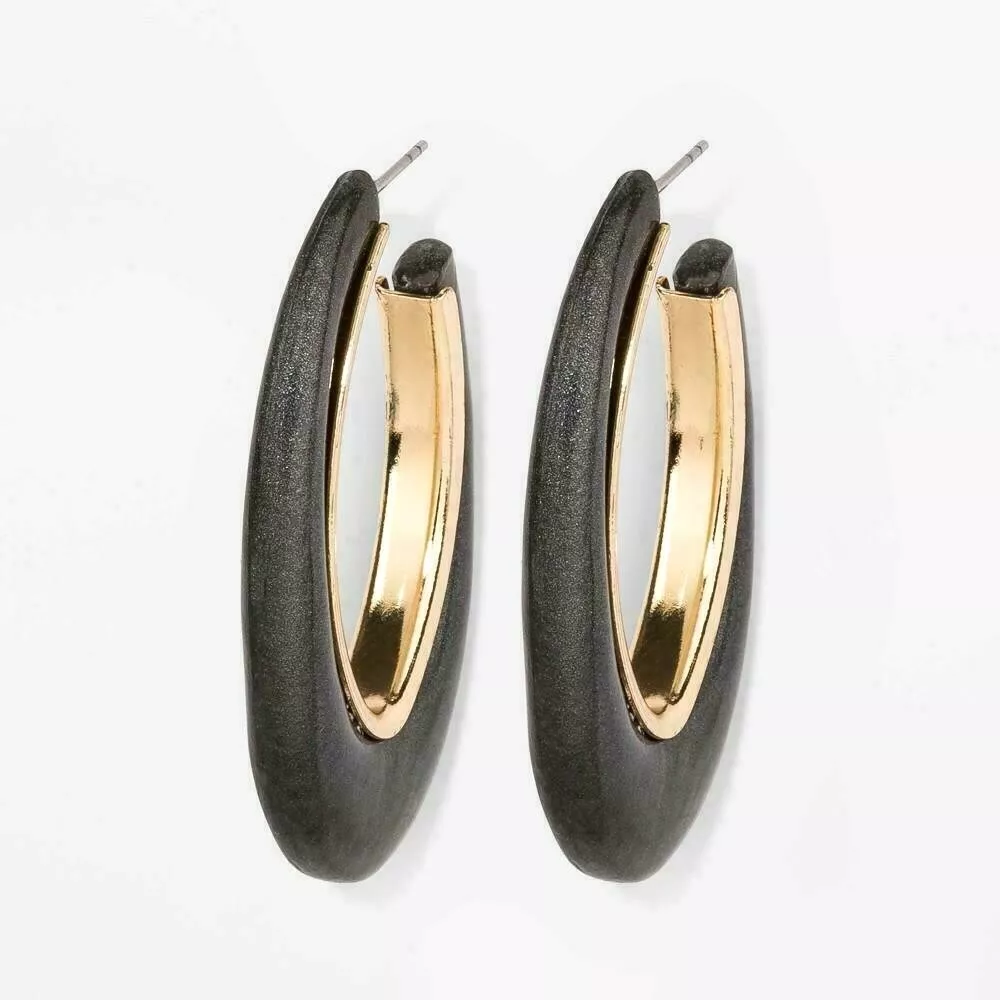 Sugarfix by baublebar hotsell resin hoop earrings