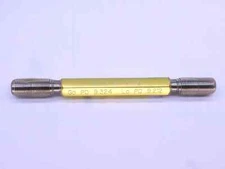 M10 X 1 6g METRIC SET THREAD PLUG GAGE 10 1.0 GO NO GO P.D.'S = 9.324 & 9.212