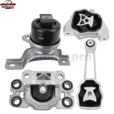  Engine Motor & Transmission Mount Auto 4Pcs Set for Volvo S60 S80 V60 XC60 XC70