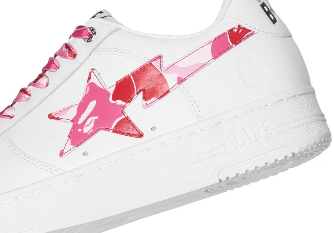 ABC CAMO BAPE STA PINK A BATHING APE Shoes #1K70-191-335 Mens | eBay