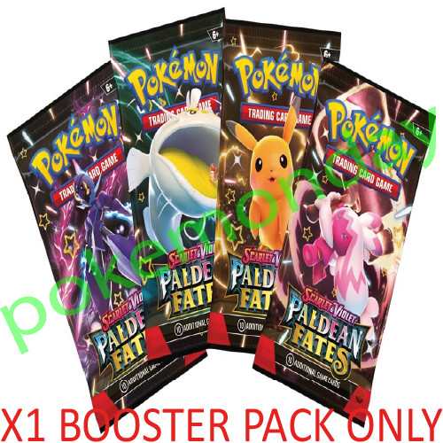 Paldean Fates Scarlet & Violet Booster Pack 151 Go Pokemon Card TCG New & Sealed