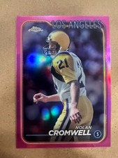 2024 Topps Chrome - Nolan Cromwell ( Los Angeles Rams ) Pink Refractor #105