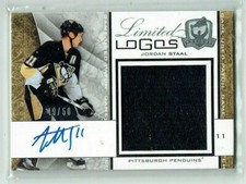 08-09 UD Upper Deck The Cup Limited Logos  Jordan Staal  /50  Patch  Auto