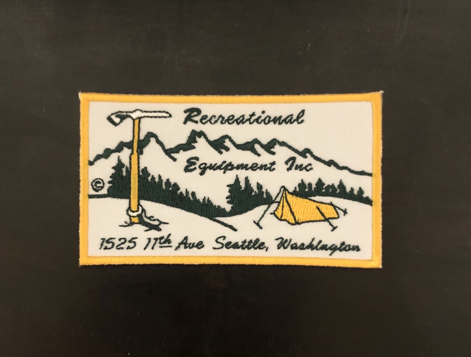 REI Rectangular Old School Patch - image 1