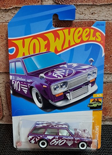 Hot Wheels Datsun Bluebird Wagon 510 #235 Mainline 2023 Case P/Q (In