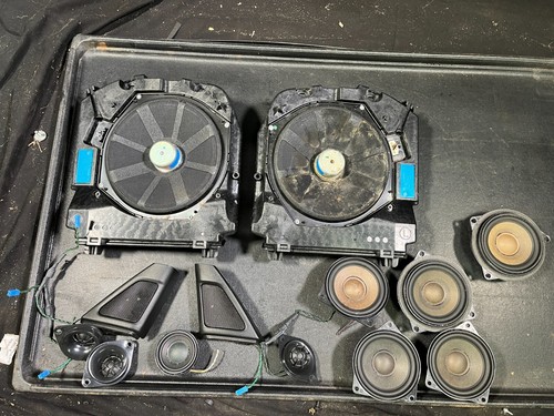 11-16 BMW 535I AUDIO SPEAKER SET TWEETERS SUBWOOFERS SET OF 13 SPEAKERS - Afbeelding 2 van 9