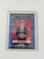 Matas Buzelis 2024-25 Panini NBA Prizm Blue Cracked /125 Luck of the Lottery #8