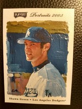 2003 Playoff Portraits #26 Shawn Green Dodgers