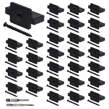 500PCS Hidden Fasteners Deck Fastener Clip Universal Nylon Clips Decking Boards