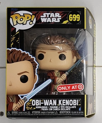 Funko POP Star Wars Phantom Menace Retro Obi-Wan Kenobi Exclusive Figure #699