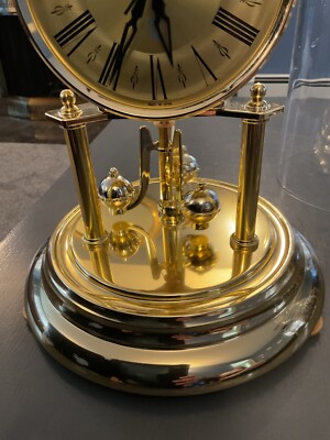 Master QUARTZ Gold Nisshin Clock Co. MANTLE or SHELF CLOCK No
