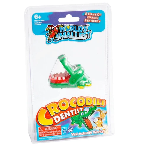 World's Smallest Crocodile Dentist Miniature Edition Pocket Sized Doll House