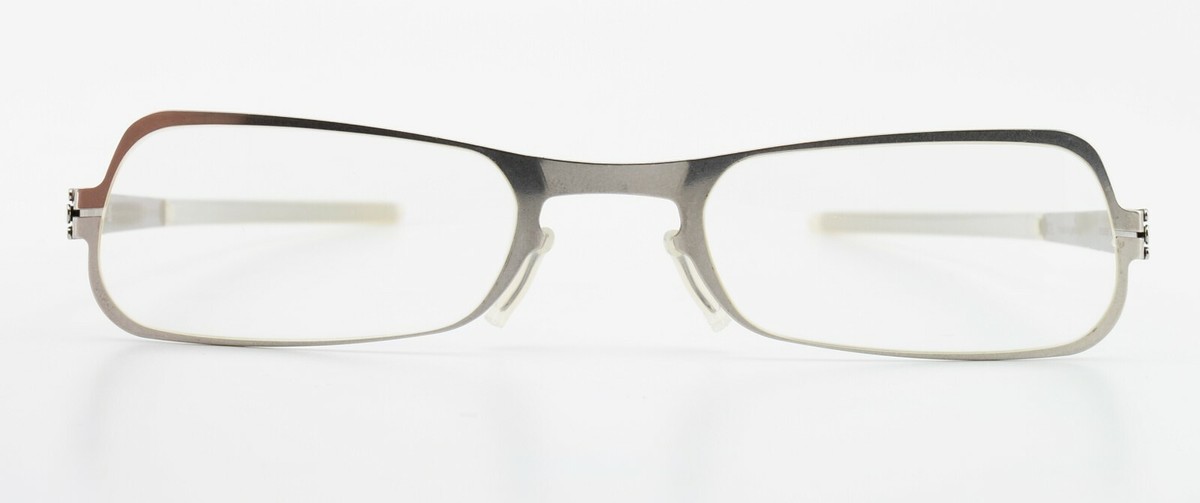 Ic! Berlin Glasses Frame Model Lemi Flexible Steel Light Chrome 