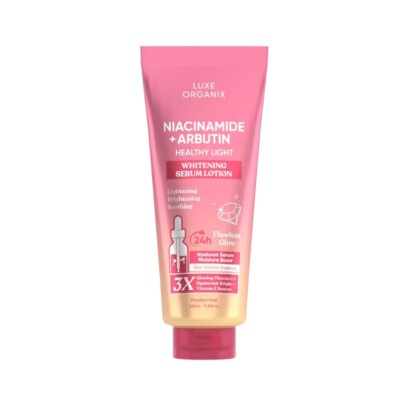 Luxe Organix Niacinamide + Arbutin Healthy Light Whitening Serum Lotion 350ml