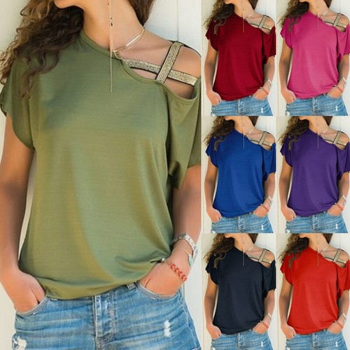 Blusa De Verano Para Mujer Tops Elegantes Camisa De Moda Ropa De Mujeres  Blusas | eBay