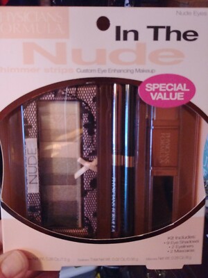 Physicians Formula NUDE 9 Eyeshadows, 2 Eyeliner, 2 Mascaras, NIB