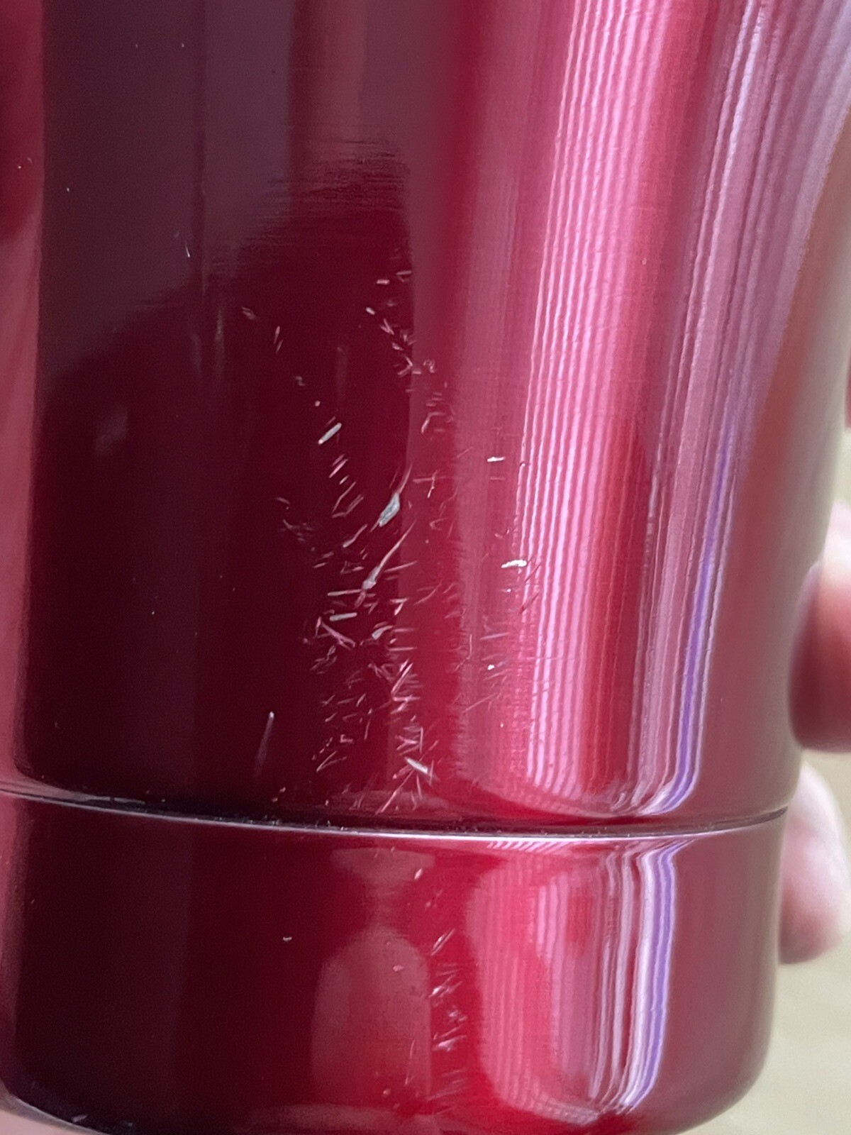 Thermos Stainless King Travel Tumbler Work Mug Ruby Red Tea Hook 470ml