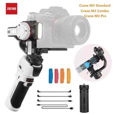 zhiyun Crane M3/Combo/Pro Handheld 3-Axis Gimbal Stabilizer Mirrorless Cameras