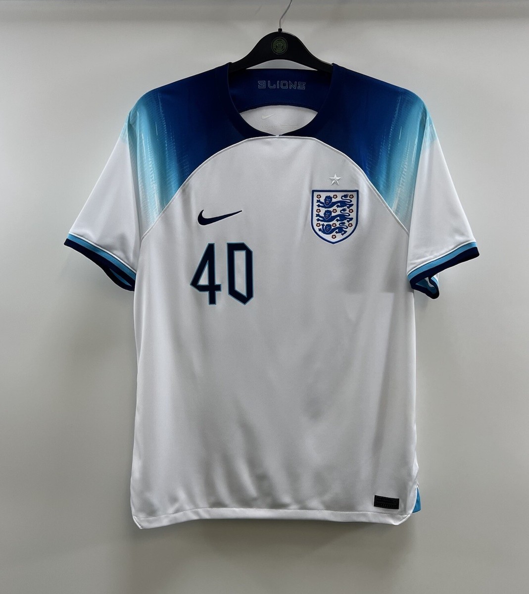 England Home Football Shirt 2022/23 Adults Large Nike D67 | eBay