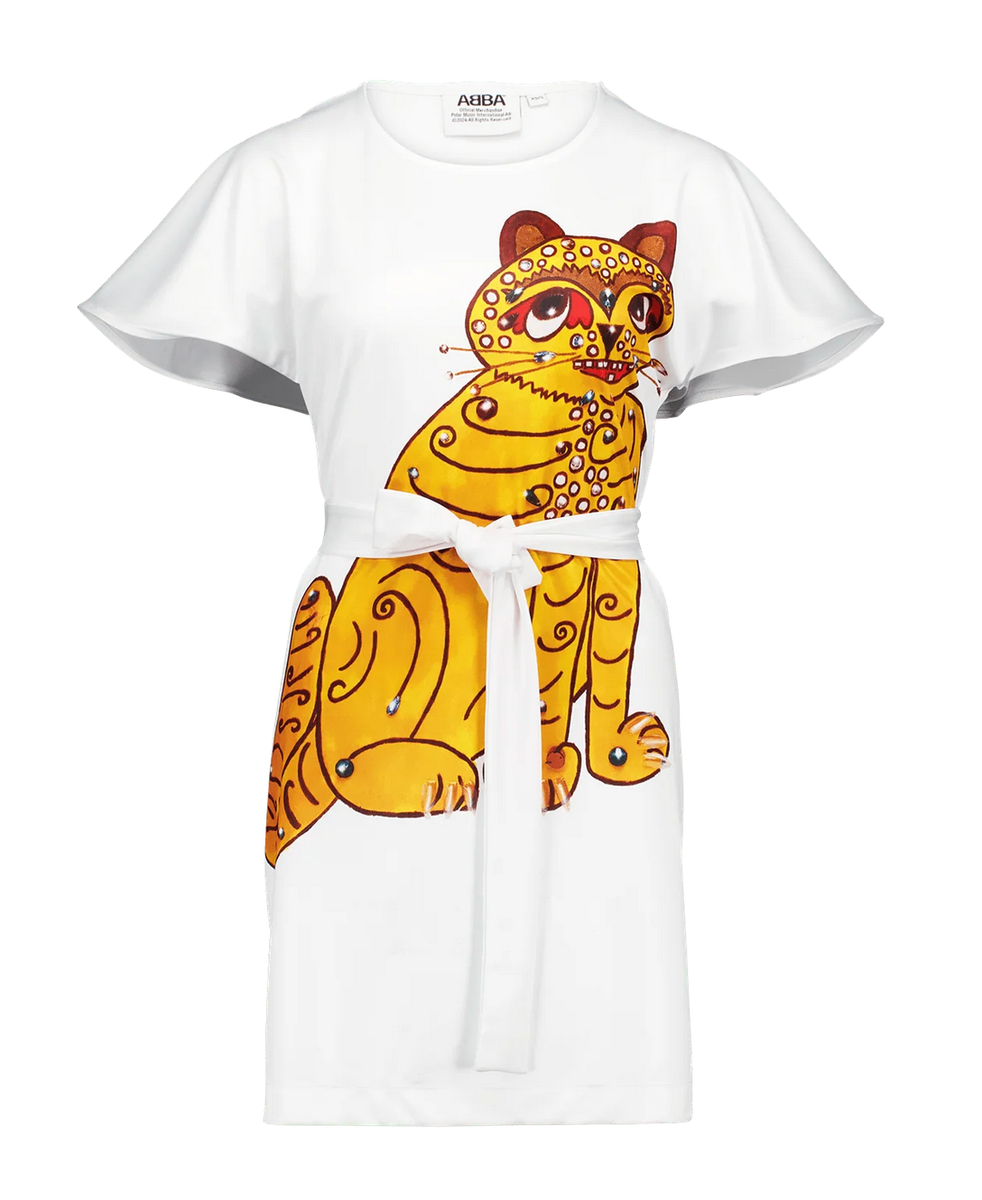 Licensed Abba Frida Agnetha Yellow Or Blue Cat Dress Costume Exact