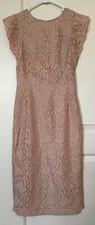 Zara Basic Collection Women’s Lace  Dress Apricot Color   XS