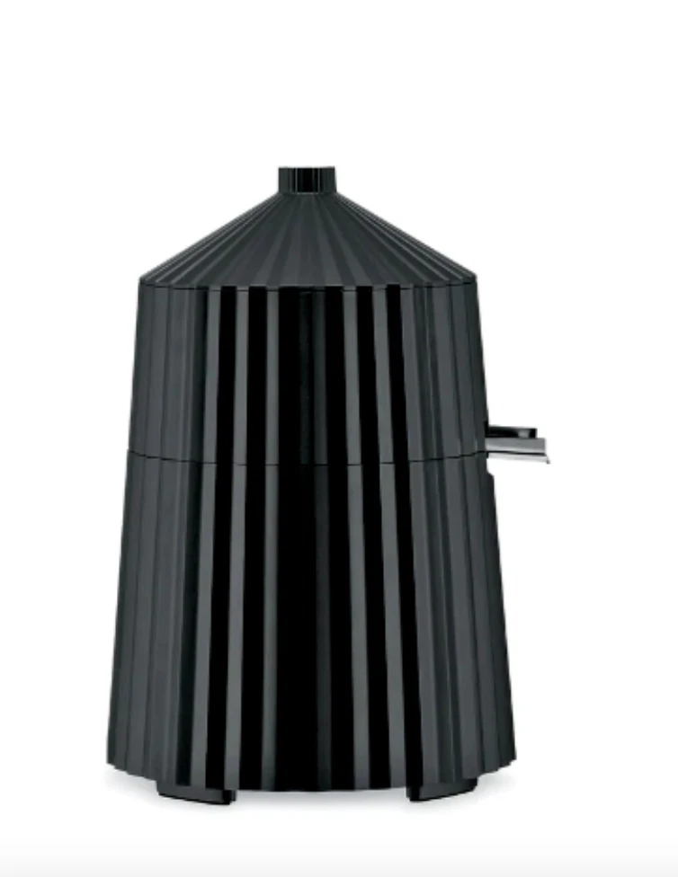 Alessi Plisse Black Electric Citrus Squeezer US Plug NEW in Box