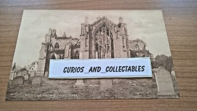 Melrose Abbey aus East HD Hood Die Abtei Postkarte unbesendet