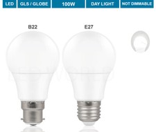 LED GLS LIGHT BULBS 40w 60w 100w WARM/COOL WHITE BC/B22 ES/E27 Bayonet Daylight
