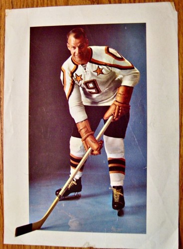 VINTAGE ORIGINAL '60'S GORDIE HOWE EATON'S CATALOGUE INSERT PHOTO