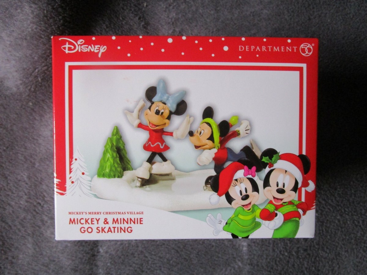 Mickey's Merry Christmas Village, Dept. 56., Mickey & Minnie Go