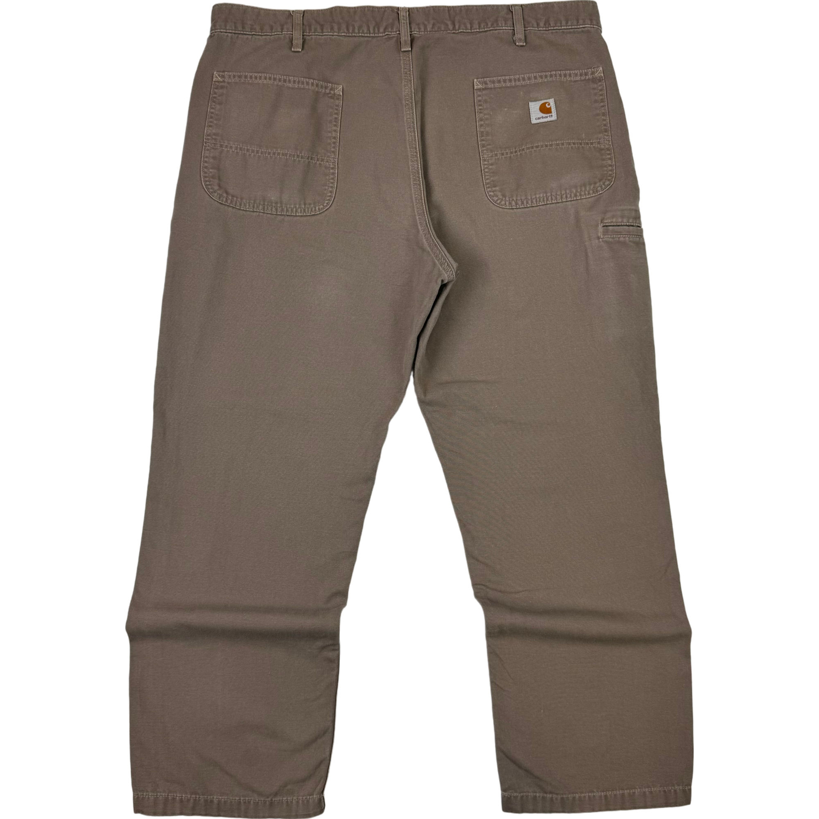 Carhartt Men's Relaxed Fit Jeans 40x30 Carpenter Workwear Trousers Brown Cotton