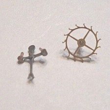 ELGIN 6 SIZE WATCH ESCAPE WHEEL AND FORK 1006-632 --- BOX 69