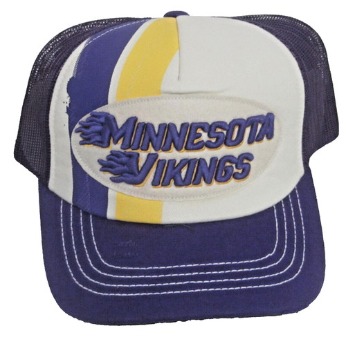 NFL Minnesota Vikings Multi-Color Mesh Back Trucker Adjustable Hat By Reebok