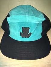 Grizzly Griptape Logo StrapBack Hat Teal/black 100 Authentic