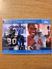 2001 Topps Ohio State Greats (Cris Carter / Ken-Yon Rambo) #TC5 FOOTBALL Combos