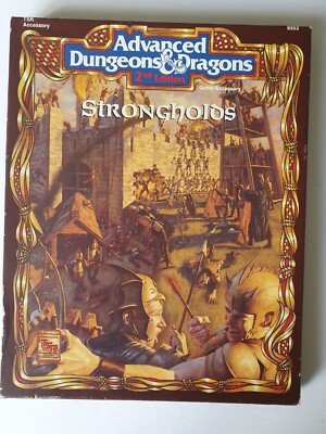 AD&D 2nd Edt STRONGHOLDS # 9353 MINT CONTENT UNPUNCHED COMPLETE 1992 BOXED