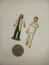 Vintage Mini Toy Soldier Scale Military Doctor  Patient Figures M.A.S.H. Show