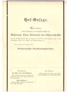 Court Announcement Mourning 1914 Archduke Franz Ferdinand of Austria Sarajevo (130)