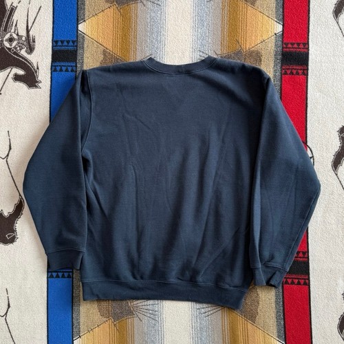 Vintage Men’s Carhartt Crewneck Sweatshirt Size XL Tall Workwear Outdoor Blue - Picture 5 of 8