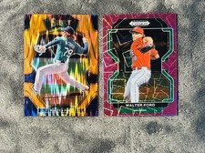 Walter Ford 2022 Prizm Draft Picks Pink Velocity 2023 Select Orange Shock Prizm