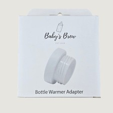 Baby's Brew Bottle Warmer Adapter Dr Brown's Wide Neck White NEW in Box