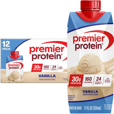 Premier Protein Shake, Vanilla, 30G Protein, No Added Sugar, 24 Vitamins Miner