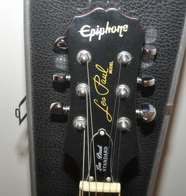 2006 Epiphone Les Paul Standard Cherry Sunburst w/ Hard Case | eBay
