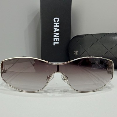 Chanel 1026/S4 Silver Metal Integrated Frame Women's Sunglasses 138-1-140