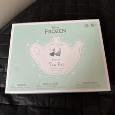 Pottery Barn Kids Disney Frozen Ceramic Tea Set Elsa Anna Complete Set in Box