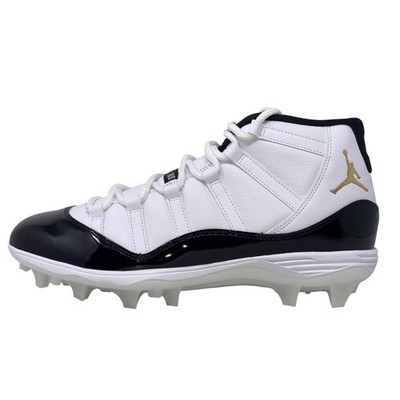 Air Jordan 11 Concord DMP Gratitude Football Cleats, Size 12.5