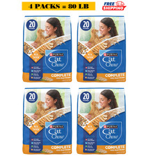 4 Packs, Purina  Cat Chow  Complete All Life Stages Cat Dry Food - Chicken 20LB